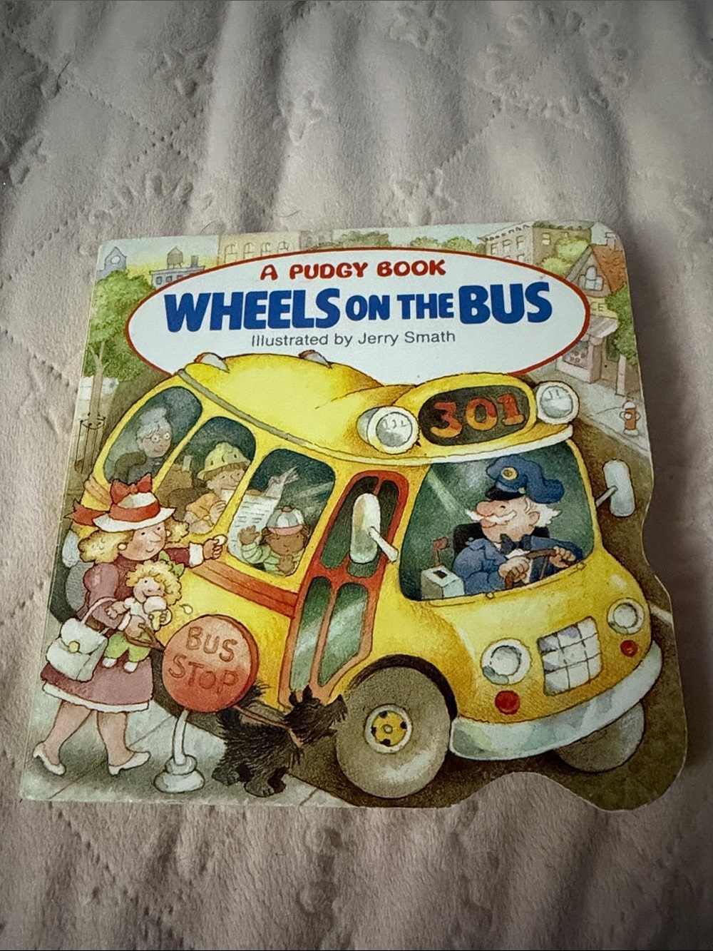 Wheels on the Bus - Yellow Kids Picture Book